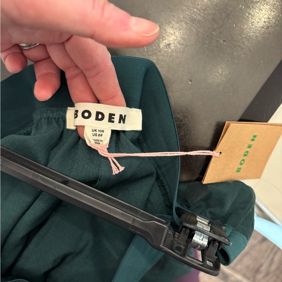 Boden Isabella tulle midi skirt green with black polka dots. New 6 a line - Picture 6 of 6